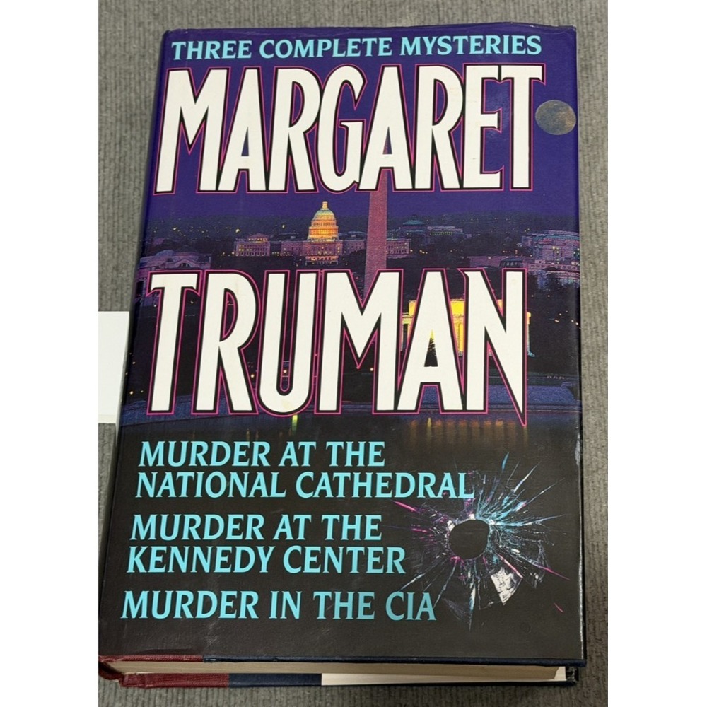 Margaret Truman Three Complete Mysteries HC DJ 1994 Omnibus VG+ Kennedy CIA